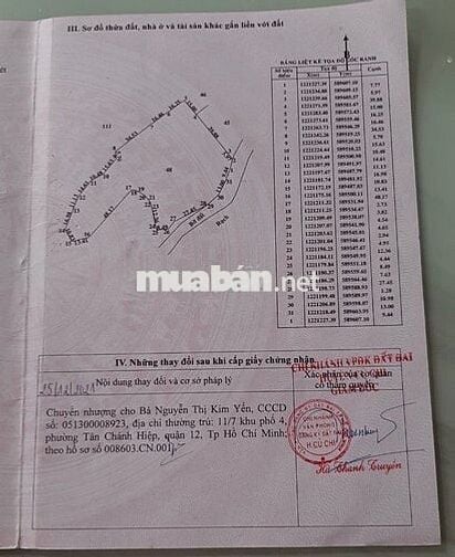 Đất CLN 6.883m2 đường tỉnh lộ 15, gần bến đò Cá Lăng. Ngợp cần bán!!!