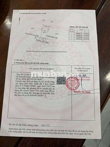 Đất Trần Hưng Đạo, phường Dĩ An ,Bình Dương