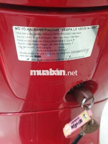 Vespa ie3v 2013 phun xăng bstp chính chủ