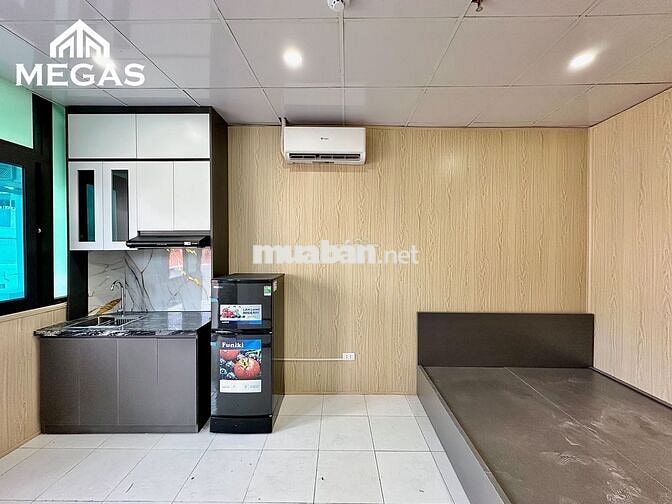 CHO THUÊ CĂN HỘ STUDIO FULL NỘI THẤT BAN CÔNG NGAY TẠI TRUNG KÍNH