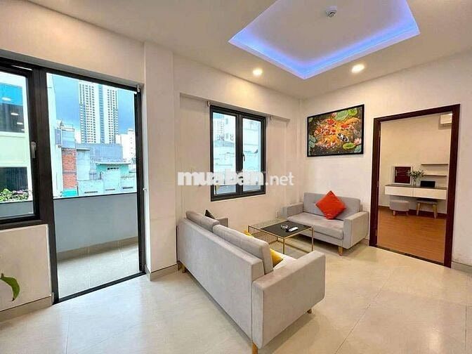 Căn hộ 55m2 1pn full nội thất mặt tiền Hồ Hảo Hớn - Q1