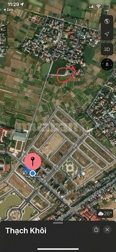 Bán đất thổ cư có sổ đỏ. Diện tích 61 m2: Chiều dài 15.2, chiều rộng 4