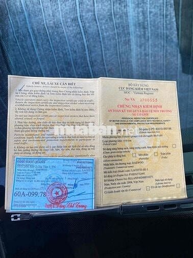 Daewoo Lacetti 2008 1.6 số sàn. chất xe đẹp.