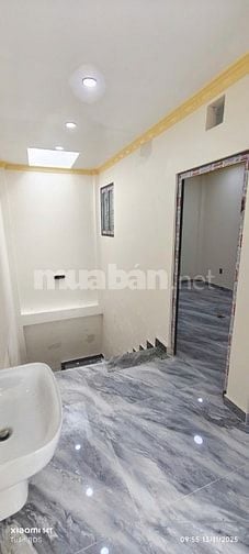 100% nhà mới Hẻm Đường Trần Văn Ơn 4,5x9,7m 2 lầu 3 PN 