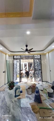 100% nhà mới Hẻm Đường Trần Văn Ơn 4,5x9,7m 2 lầu 3 PN 