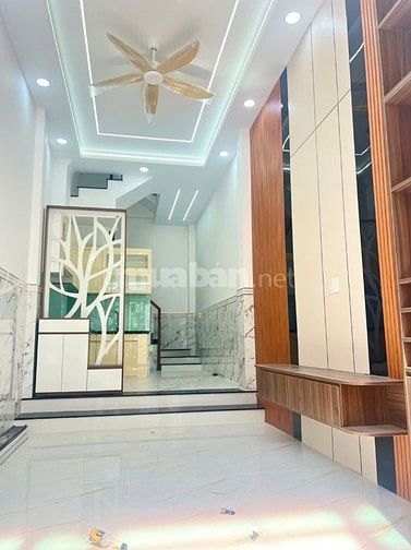 Nhà Mới Xây 3 lầu, hẽm 6m A.D.Vương, Bình Tân gần V.V.Kiệt