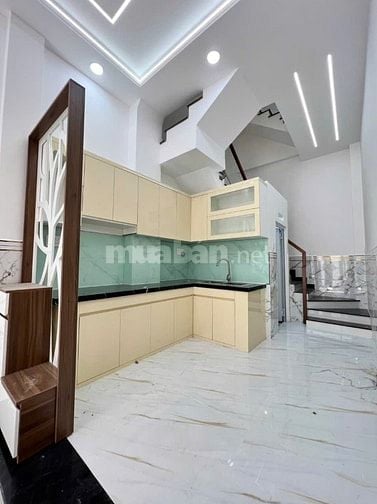 Nhà Mới Xây 3 lầu, hẽm 6m A.D.Vương, Bình Tân gần V.V.Kiệt