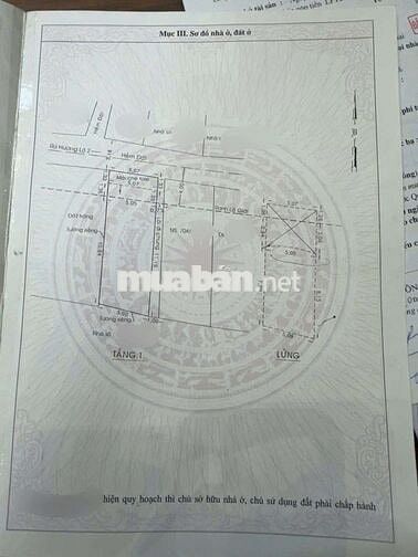 Nhà đường 704 Hương Lộ P.BTĐ A 5x14 lửng hẻm 4m 4tỷ 950 triệu