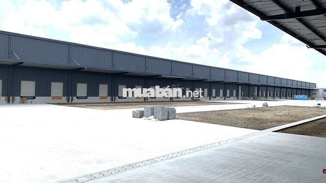 Cho thuê kho xưởng mới 100% khu công nghiêp long hậu =  giá 4usd/m2