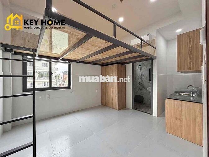 CHO THUÊ DUPLEX BAN CÔNG FULL NỘI THẤT MÁY GIẶT RIÊNG GẦN VLU - IUH