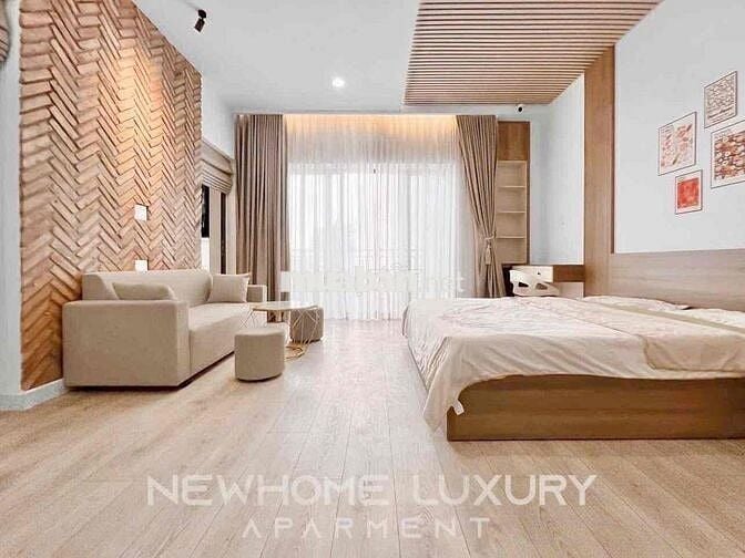 Cho Thuê CHDV40m2 Bancol Thang Máy, Hầm Xe Full NT A - Z Giáp Quận 1-3