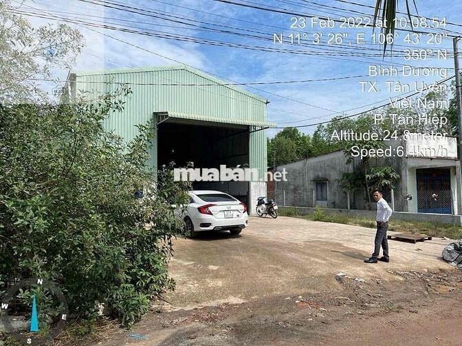 Cho thuê xưởng:  • Tân Hiệp  Tân Uyên, Bình Dương  • Diện tích: 450m2