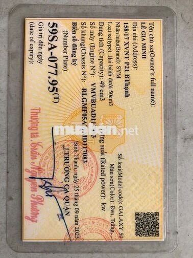 Xe số Galaxy 50cc 2021 mới 95%.