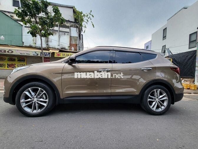 Hyundai Santafe 2017 2.4 AWD Nâu đất