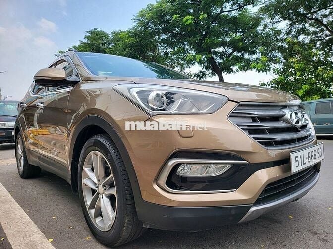 Hyundai Santafe 2017 2.4 AWD Nâu đất