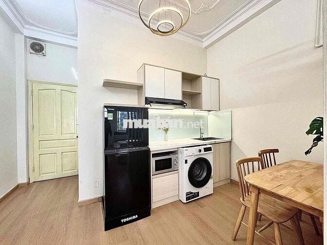 CHO THUÊ CĂN HỘ NGAY TRẦN ĐÌNH XU TÁCH BẾP BAN CÔNG AN NINH GIÁ RẺ T11