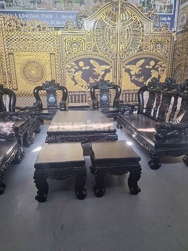 Hàng Mới ráp xong 2 bộ Bàn Ghế Tay 16-18 Mun Sừng