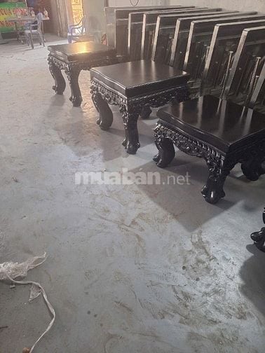 Hàng Mới ráp xong 2 bộ Bàn Ghế Tay 16-18 Mun Sừng