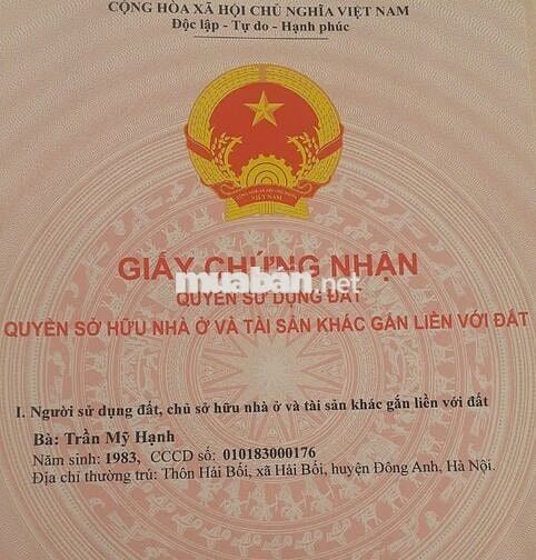 Bán nhanh lô đất tại Sơn Tây - Hà Nội có thương lượng