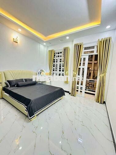 NHÀ MỚI-3 TẦNG-VỊ TRÍ ĐẮC ĐỊA-HẺM XE HƠI THÔNG-KHO A-NHÀ BE-CHỈ 6,95TI