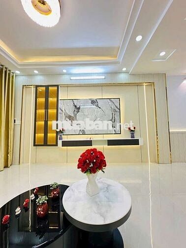 NHÀ MỚI-3 TẦNG-VỊ TRÍ ĐẮC ĐỊA-HẺM XE HƠI THÔNG-KHO A-NHÀ BE-CHỈ 6,95TI