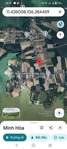 ĐẤT ĐƯỜNG NHỰA CÁCH DT 749B 100M, SÁT HỒ DẦU TIẾNG, GIÁ CỰC NGỘP