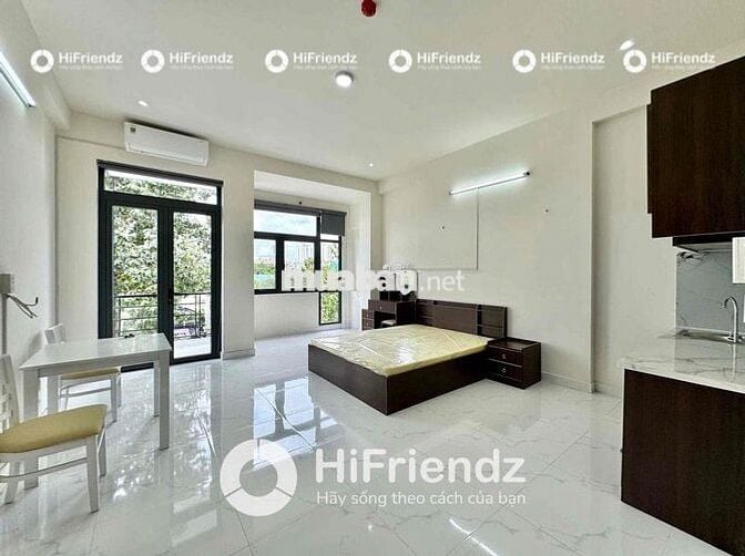 STUDIO BAN CÔNG FULL NỘI THẤT MỚI XÂY NGAY GẦN CÔNG VIÊN PHÚ LÂM