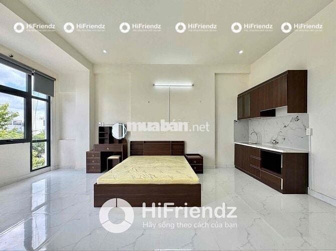 STUDIO BAN CÔNG FULL NỘI THẤT MỚI XÂY NGAY GẦN CÔNG VIÊN PHÚ LÂM