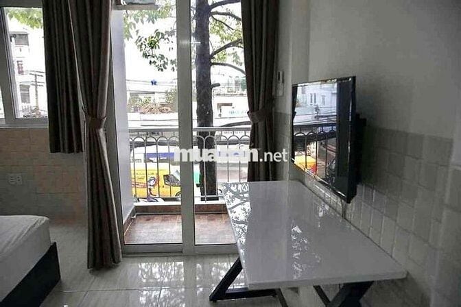 Căn hộ mini Full nội thất 1 phòng ngủ tách bếp Ban công gần Bến Xe Q8
