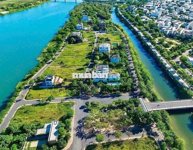 Bán đất biệt thự góc 2MT đường Cầu Đảo Nổi (Khu VIP) - View sông rất