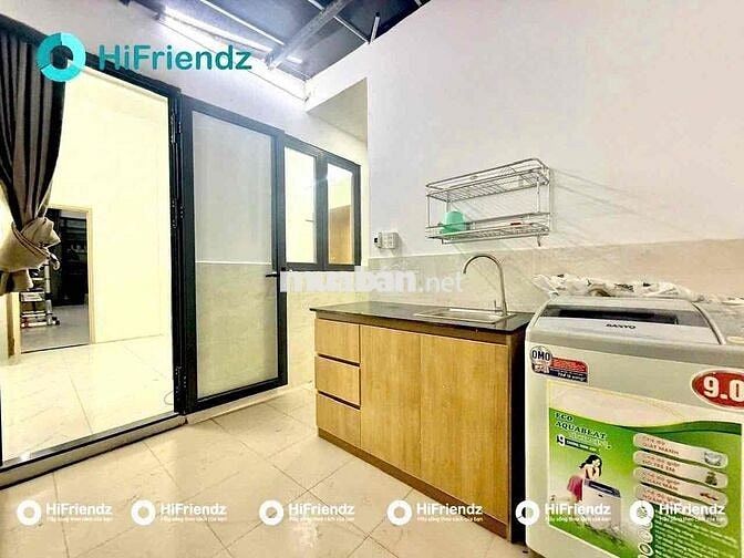CHO THUÊ STUDIO FULL NỘI THẤT- TÁCH BẾP- MÁY GIĂT RIÊNG NGAY BỐN XÃ