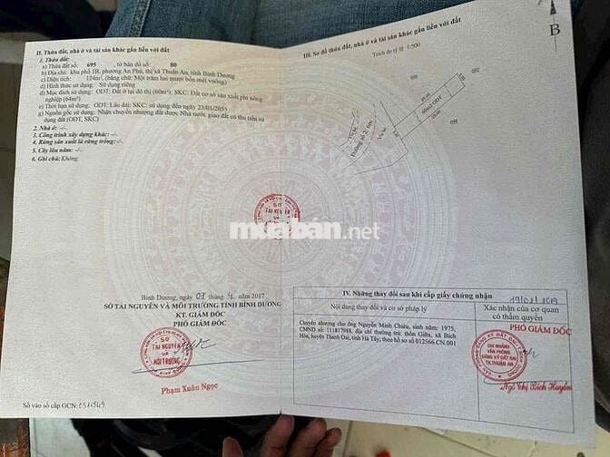 Bán 2 lô đất liền kề Phú Hồng Thịnh 5, An Phú 124m2 giá 3t200 có Tl