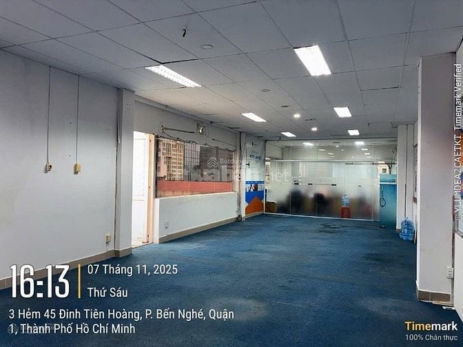 Cho thuê văn phòng 90m2 (Lầu 8) tại 45 Đinh Tiên Hoàng, Quận 1 