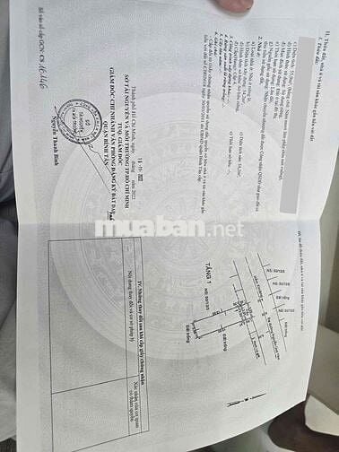 N.Quý Yêm sát MT, 4x16, 1lửng3PN, sổ hồng, hẻm10m, hướng Bắc, giá TL