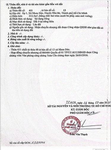 🏡 BÁN ĐẤT THỔ CƯ 9X23M, KHU DÂN CƯ HIỆN HỮU, Ô TÔ VÀO TẬN NƠI 🔥