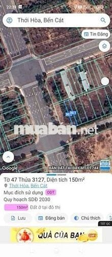 🔥 Bán lô đất tái định cư Mỹ Phước 4 vị trí siêu vip🔥