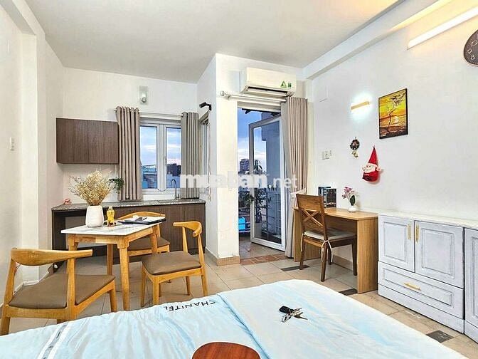 Căn Hộ Studio 40m2 Ban Công Full Nội Thất Gần Chợ Bà Chiểu