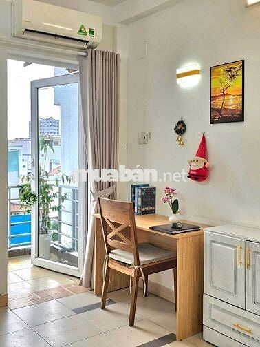 Căn Hộ Studio 40m2 Ban Công Full Nội Thất Gần Chợ Bà Chiểu