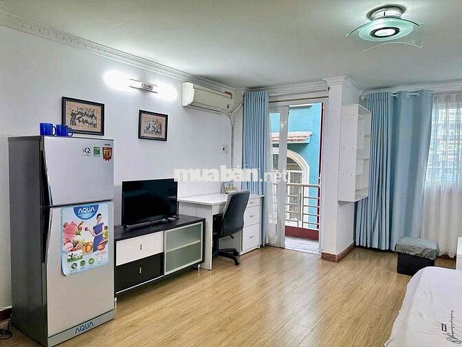 ✅1 PHÒNG NGỦ BAN CÔNG FULL NT NGAY KHU PHỐ NHẬT_CẦU BASON_ĐH NHÂN VĂN