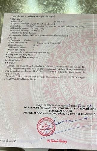  Chung cư Lý Thường Kiệt P7 Q11 2PN 36,3m sổ sẵn tặng nội thất nhà đẹp