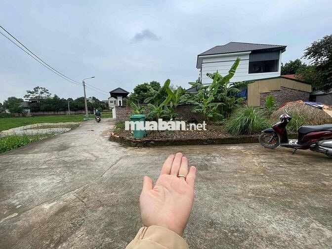 120,4M LÔ GÓC 2 mặt tiền gần công nghệ cao Hoà Lạc