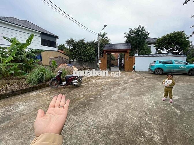 120,4M LÔ GÓC 2 mặt tiền gần công nghệ cao Hoà Lạc