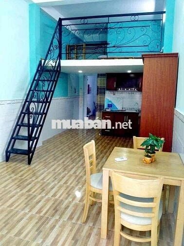 Phòng gác + ban công 35m2 full nt ngay Bạch Đằng