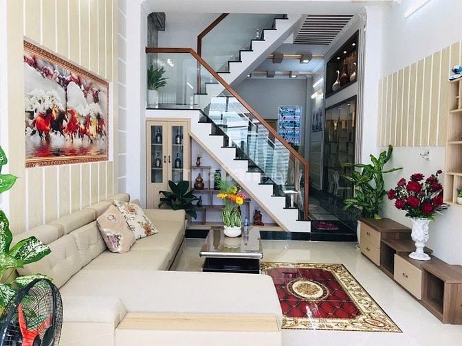 NHÀ ĐẸP FULL NỘI THẤT - HXH 5M ĐƯỜNG HÒA HẢO P5 QUẬN 10 - 55.2M2/4TỶ5