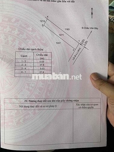 *** ĐẤT THỔ CƯ CHÍNH CHỦ, KHU DÂN CƯ CHÂU THỊ KIM, PHƯỜNG 7, TÂN AN, L