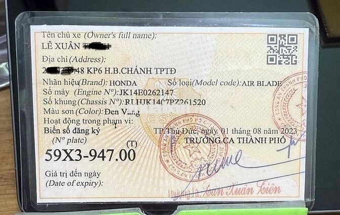 Honda Air Blade 125 đen mờ 4V 2023 Bản Đặc Biệt