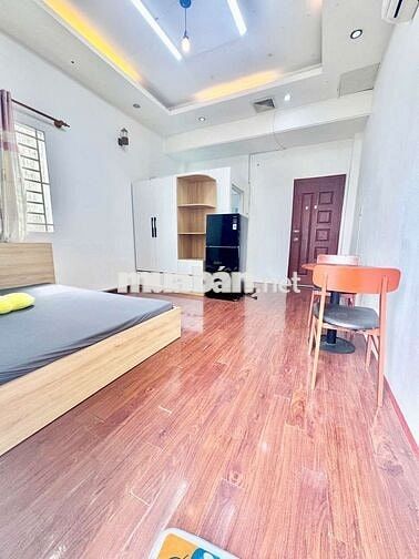 Căn Hộ Studio 40m2 Ban Công Full Nội Thất Khu Vực An Ninh - Hẻm Rộng