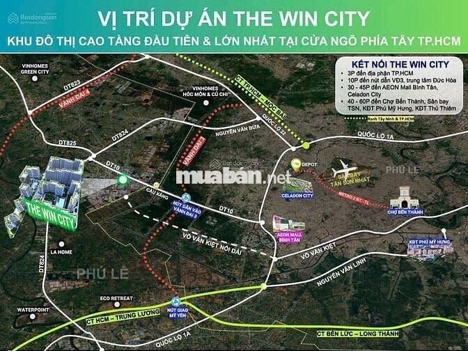 Mở bán đợt 1 The Win City, cửa ngỏ Tây Sài Gòn - giá *** hiện