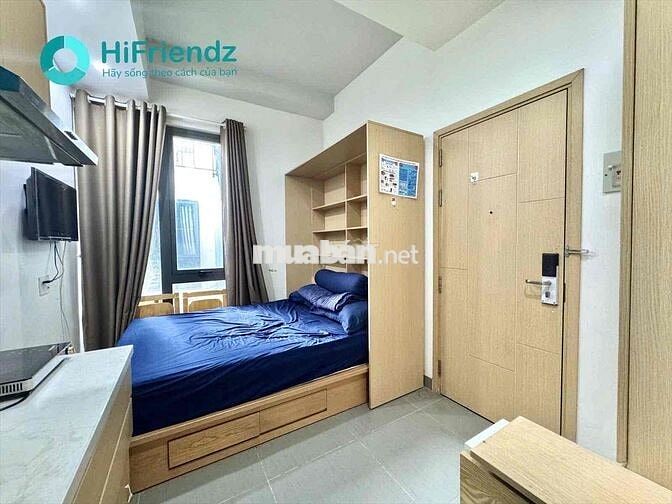 chung cu mini Studio siêu mới sạch sẽ có bảo vệ ngay cầu ng van cừ