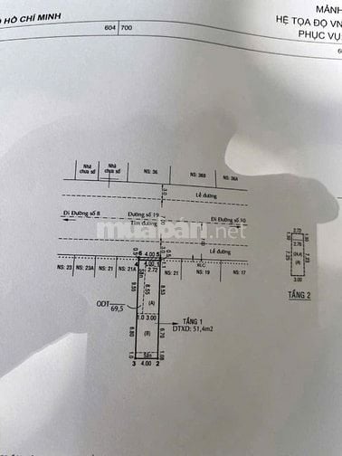 Lô đất 4x18m đường 19 duy nhất giá mềm nhất khu vực p.Tân Hưng 